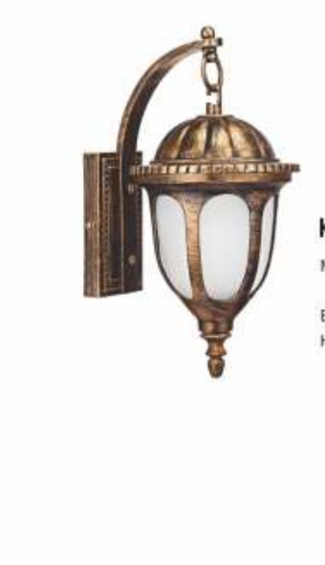 Decorative antique gate light